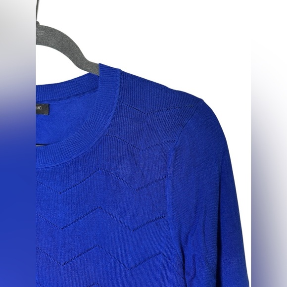 Banana Republic Cobalt Blue Long Sleeve Lightweight Sweater Size Small - Picture 2 of 6